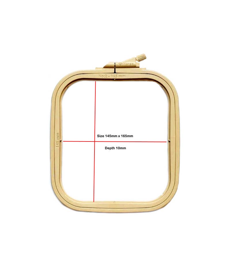 Nurge - Nurge Square Plastic Hoops 145 x 165mm (5.7" x 6 1/2")