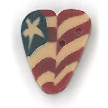 Small Folk Art Liberty Heart by JAB